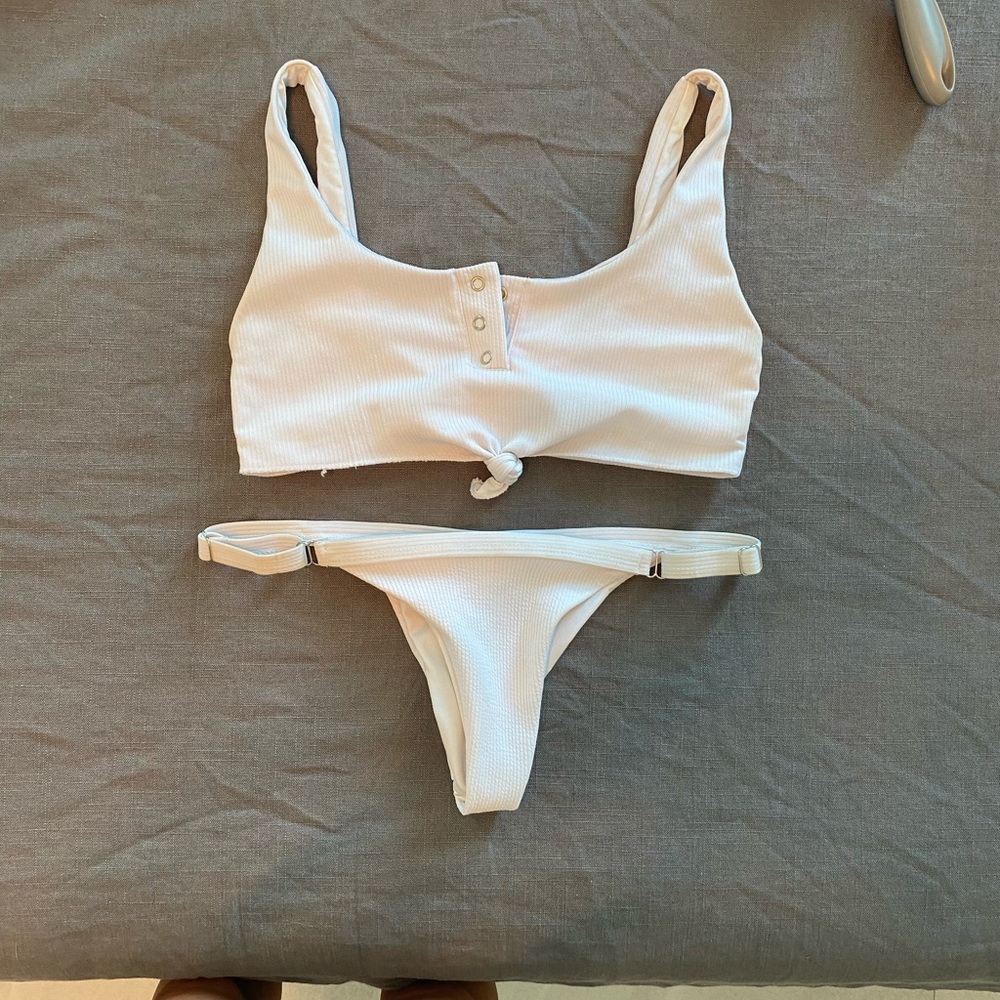 White bikini